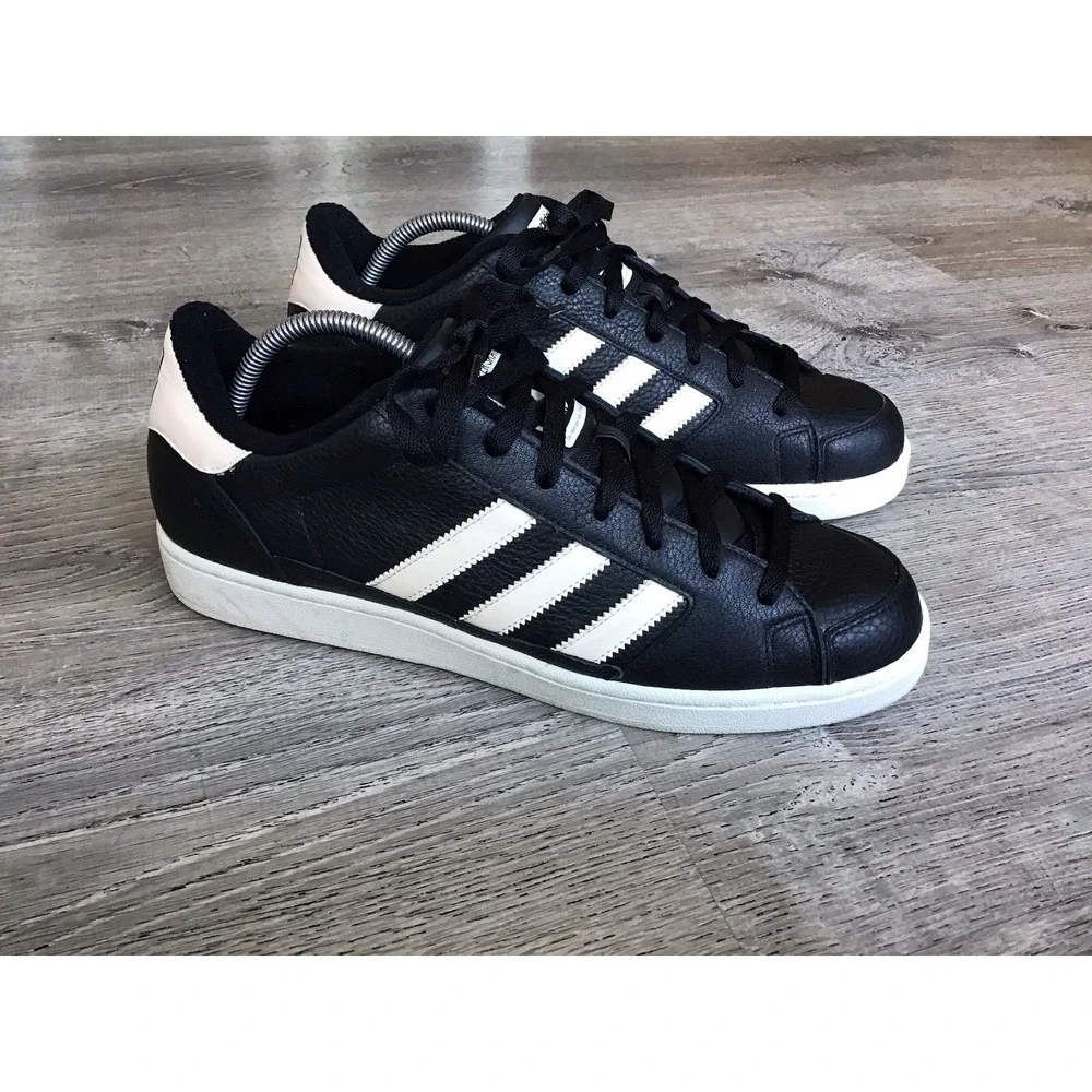 Adidas Super Skate Lo Black White Stripe 2005 Men's Size 11 950977 779001 Shoes